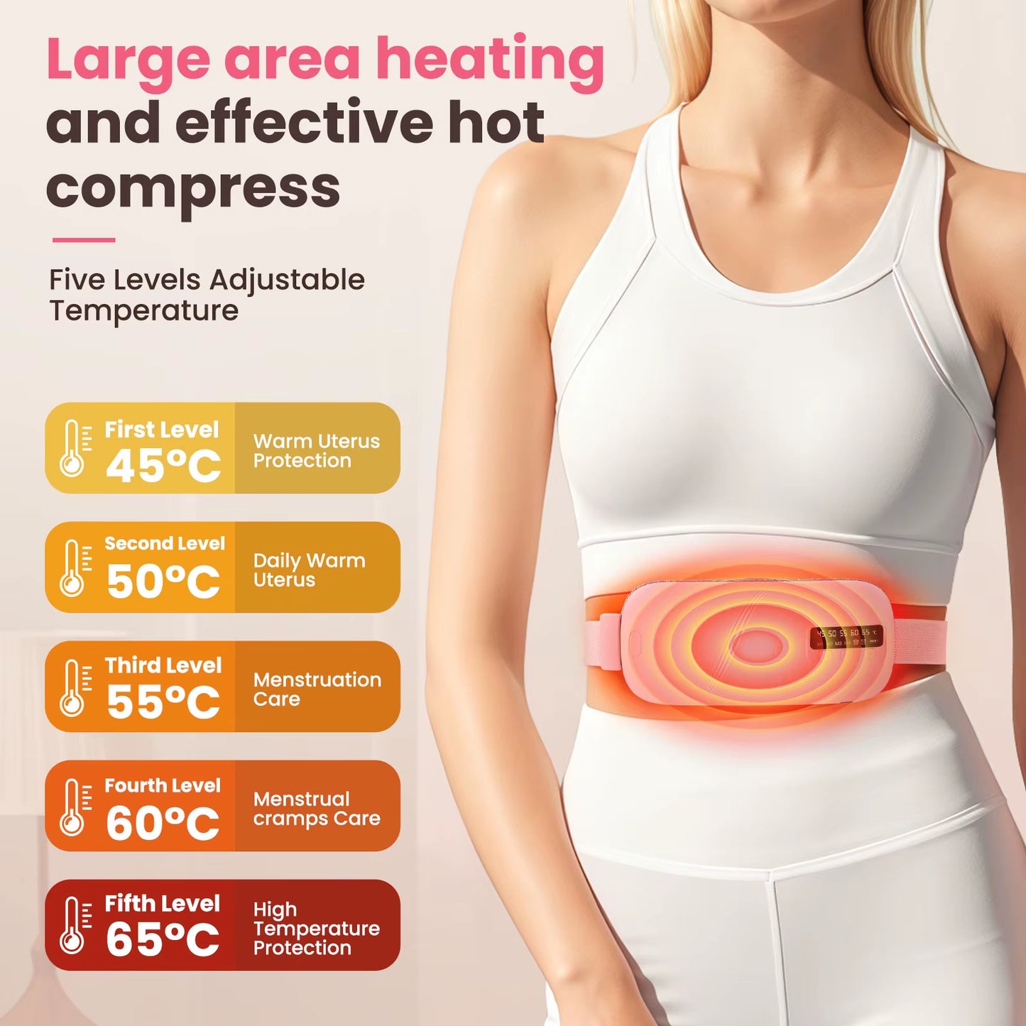 Lunara's Heating Pad for Abdominal Pain